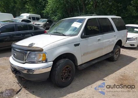 2002 Ford Expedition Xlt из США, поврежденный, VIN 1FMPU16L52LA21692